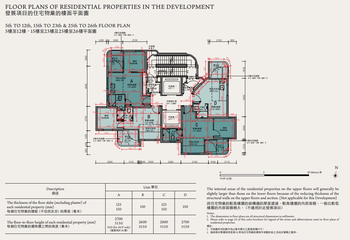 22 SQUARE 原舍 住宅戶型示意圖